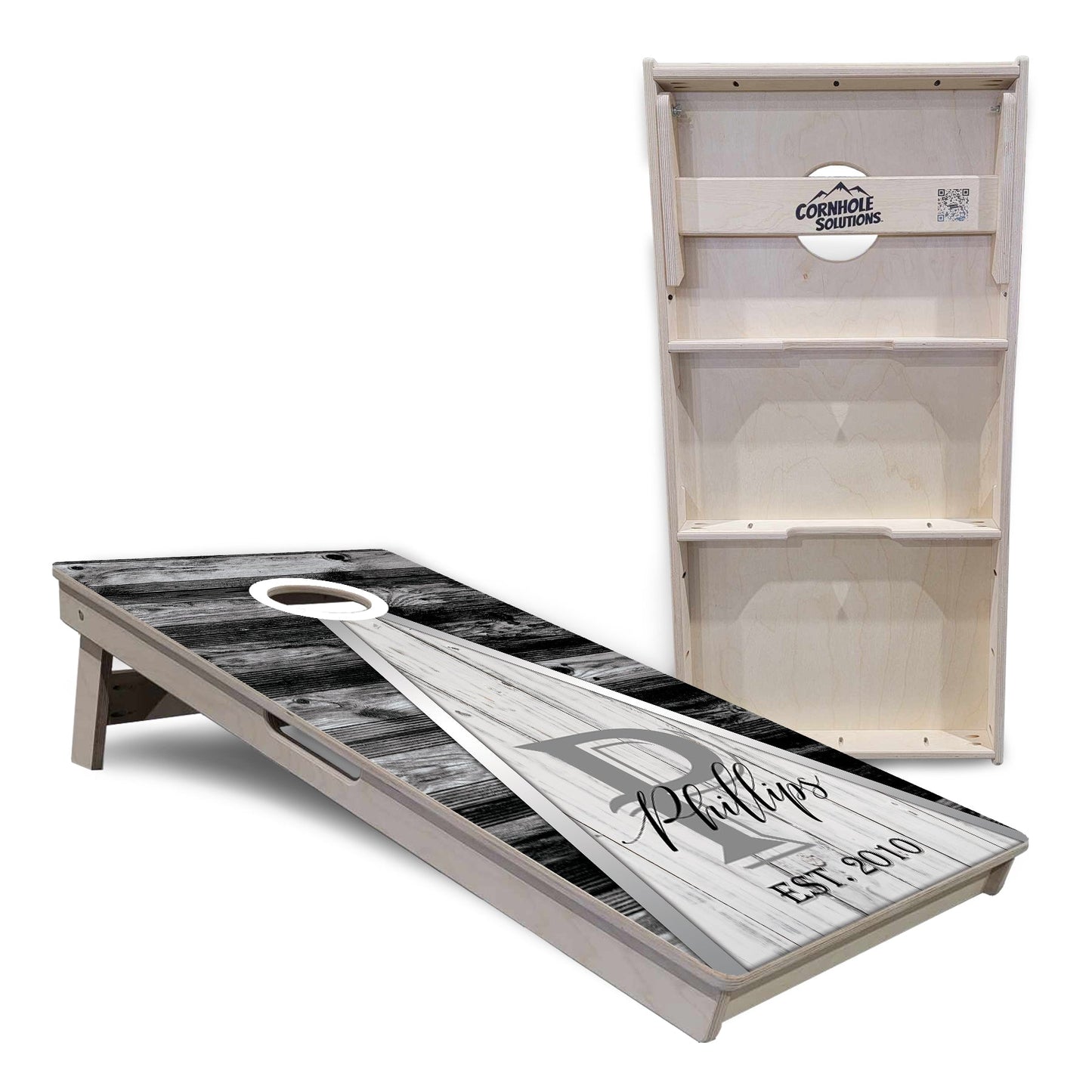 Wedding Triangle Cornhole Boards - Professional Tournament Series