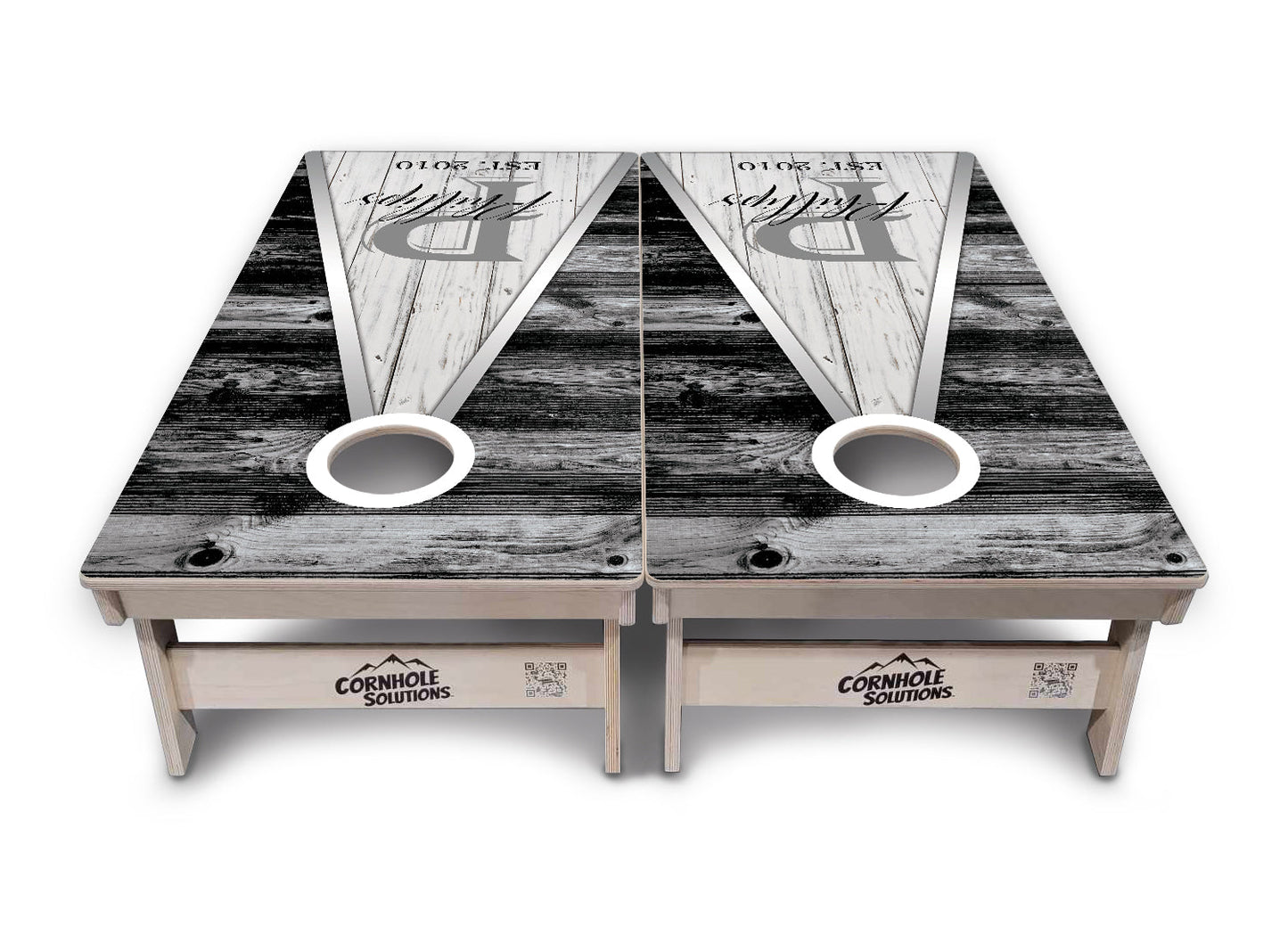 Wedding Triangle Cornhole Boards - Professional Tournament Series