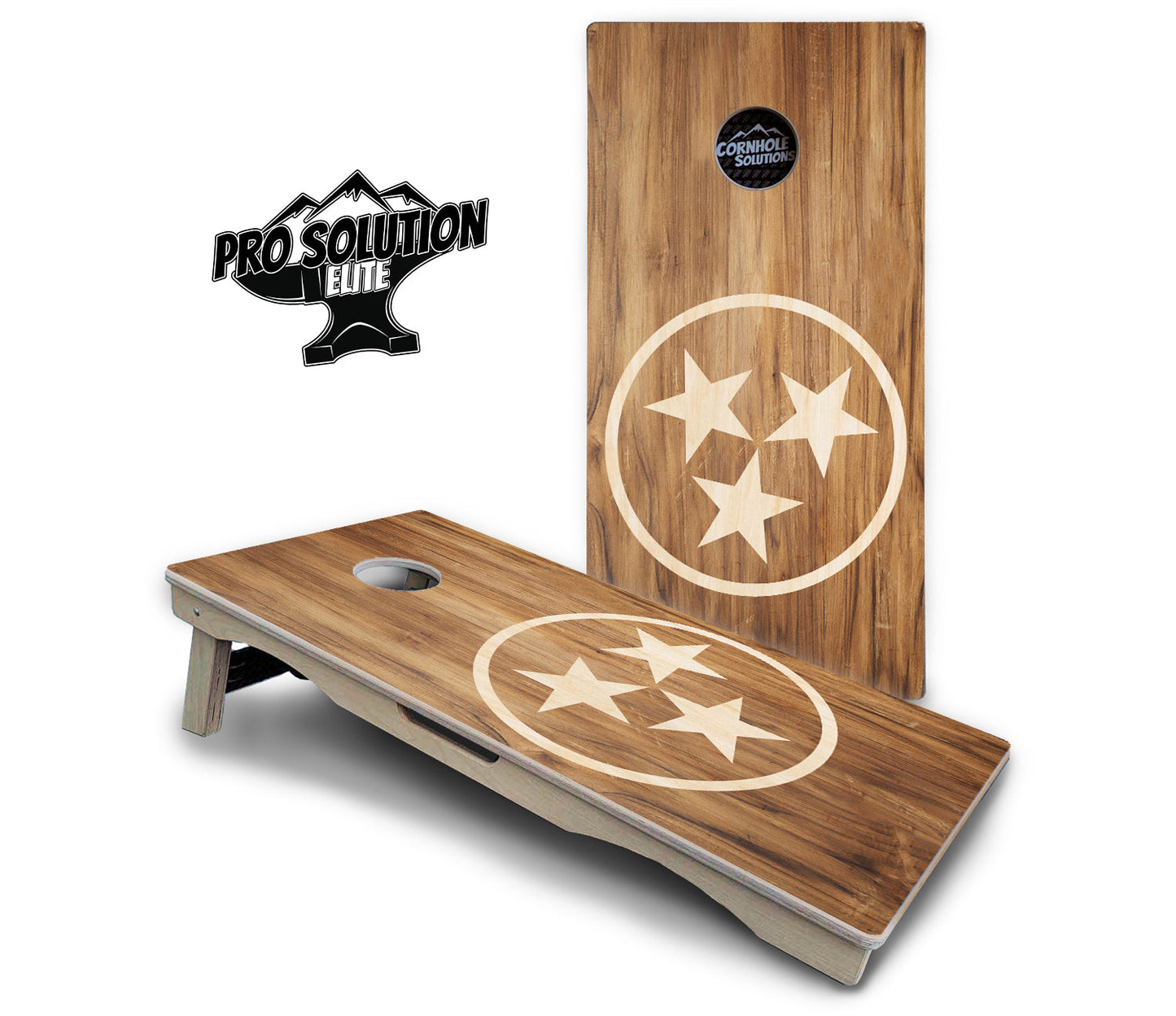 TN Tri-Star Cornhole Boards - Pro Solution Elite Series