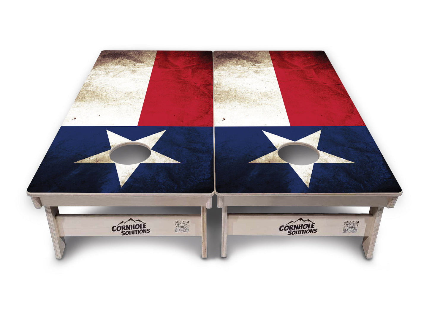 Texas Flag Cornhole Boards - Professional Tournament Series