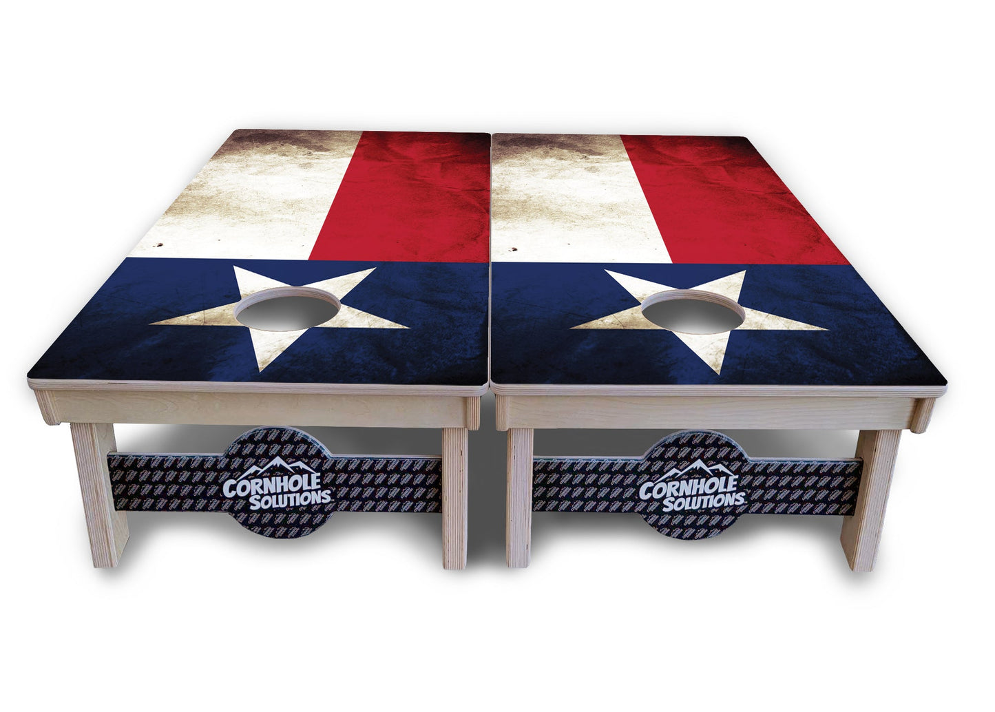 Texas Flag Cornhole Boards - Professional Tournament Series