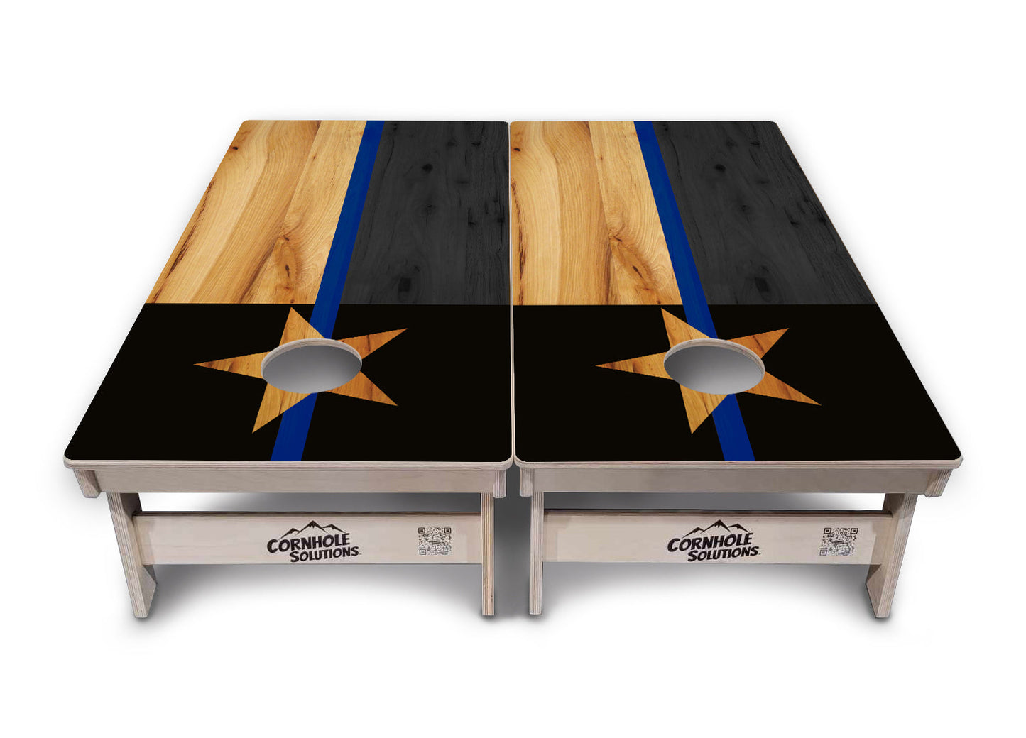 Texas Thin Blue Line Cornhole Boards - Professional Tournament Series