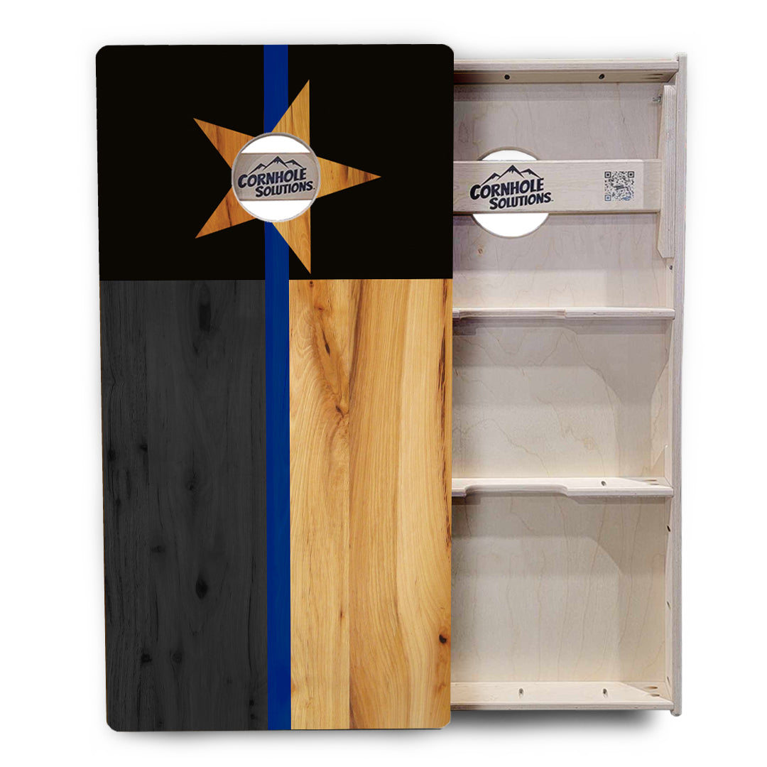 Texas Thin Blue Line Cornhole Boards - Professional Tournament Series