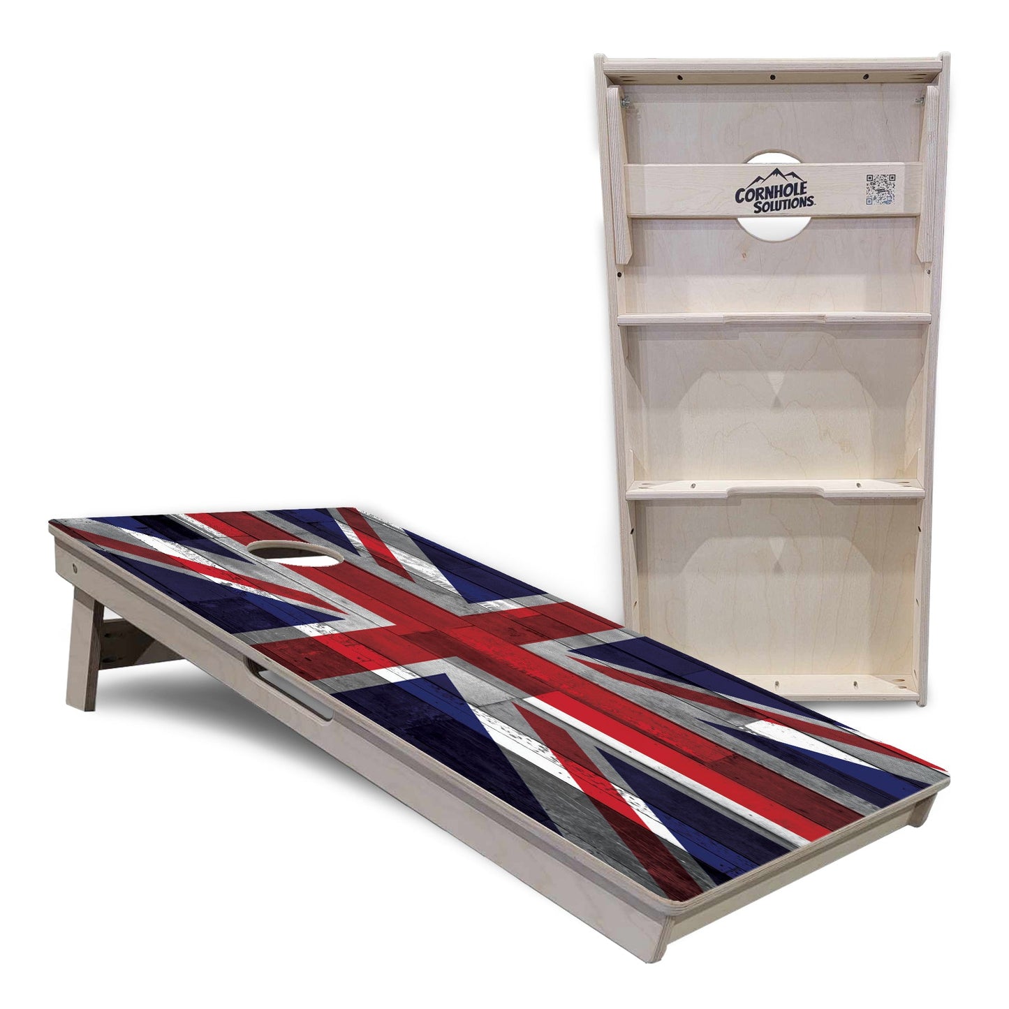 USA / Canada / Union Jack Plank Flags Cornhole Boards - Professional Tournament Series