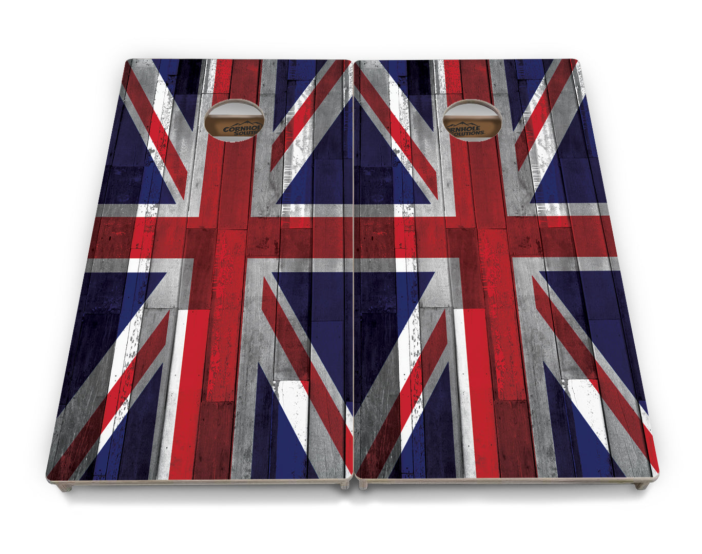 USA / Canada / Union Jack Plank Flags Cornhole Boards - Professional Tournament Series