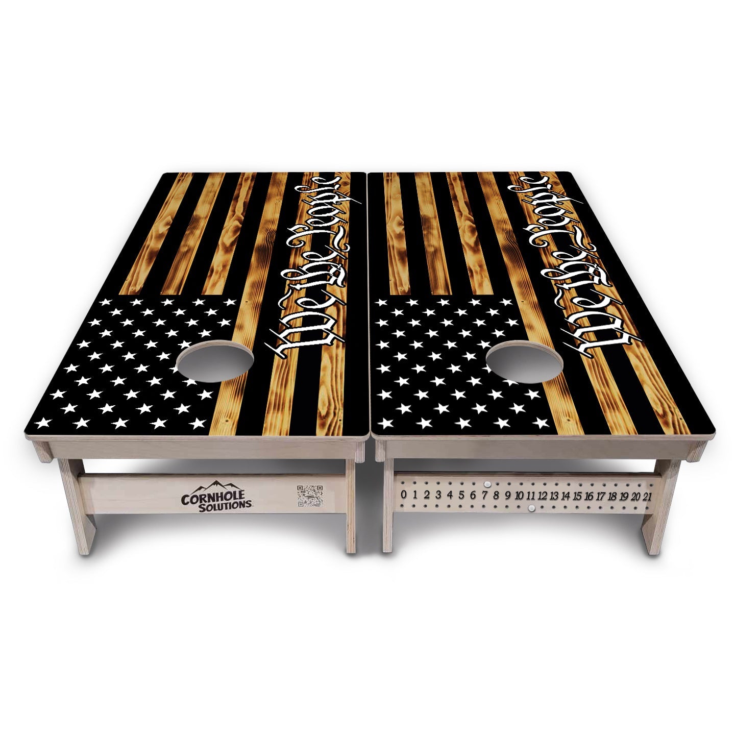 WTP USA Flag Cornhole Boards - Professional Tournament Series