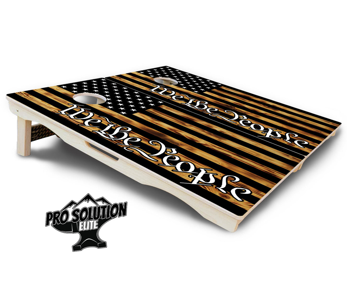 We The People USA Flag Cornhole Boards - Pro Solution Elite Series