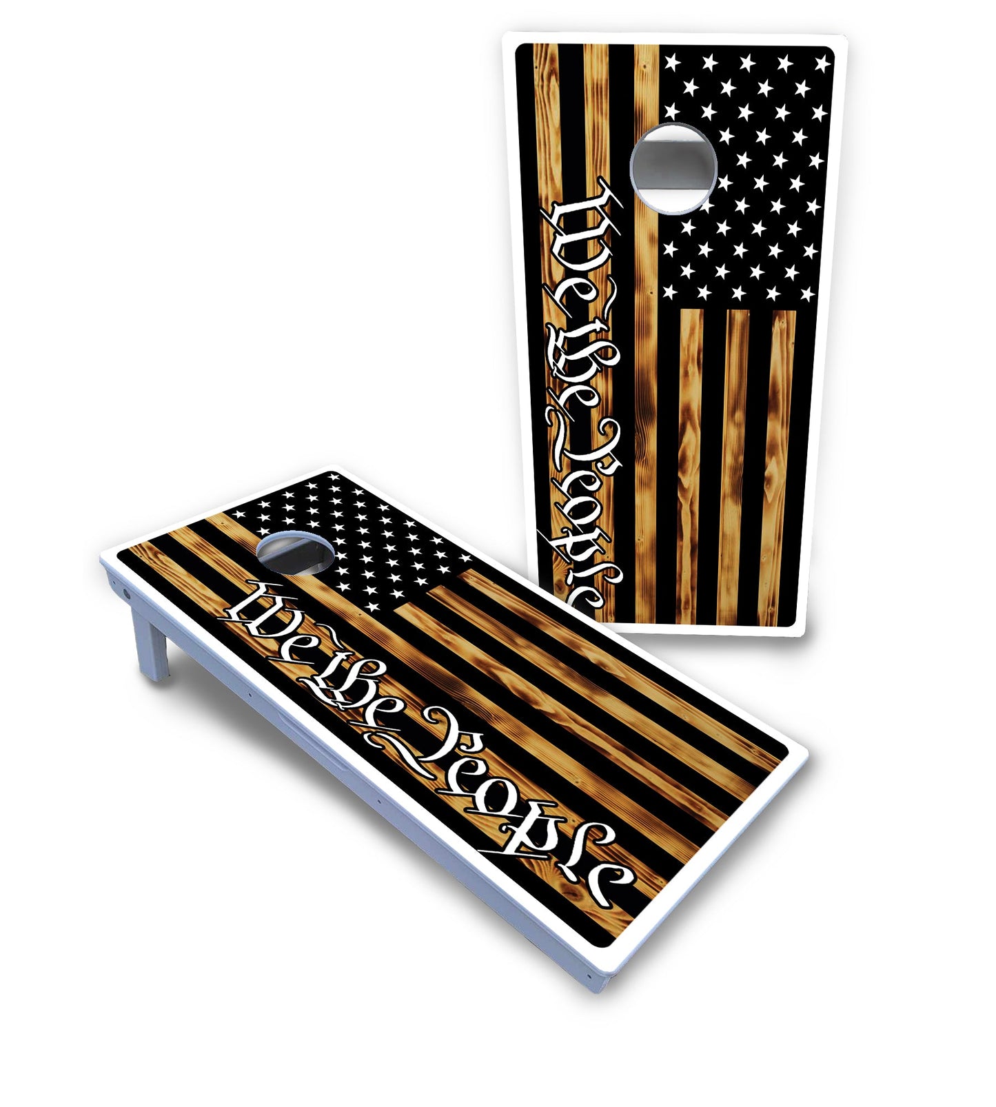 We The People USA Flag Cornhole Boards - All Weather Series