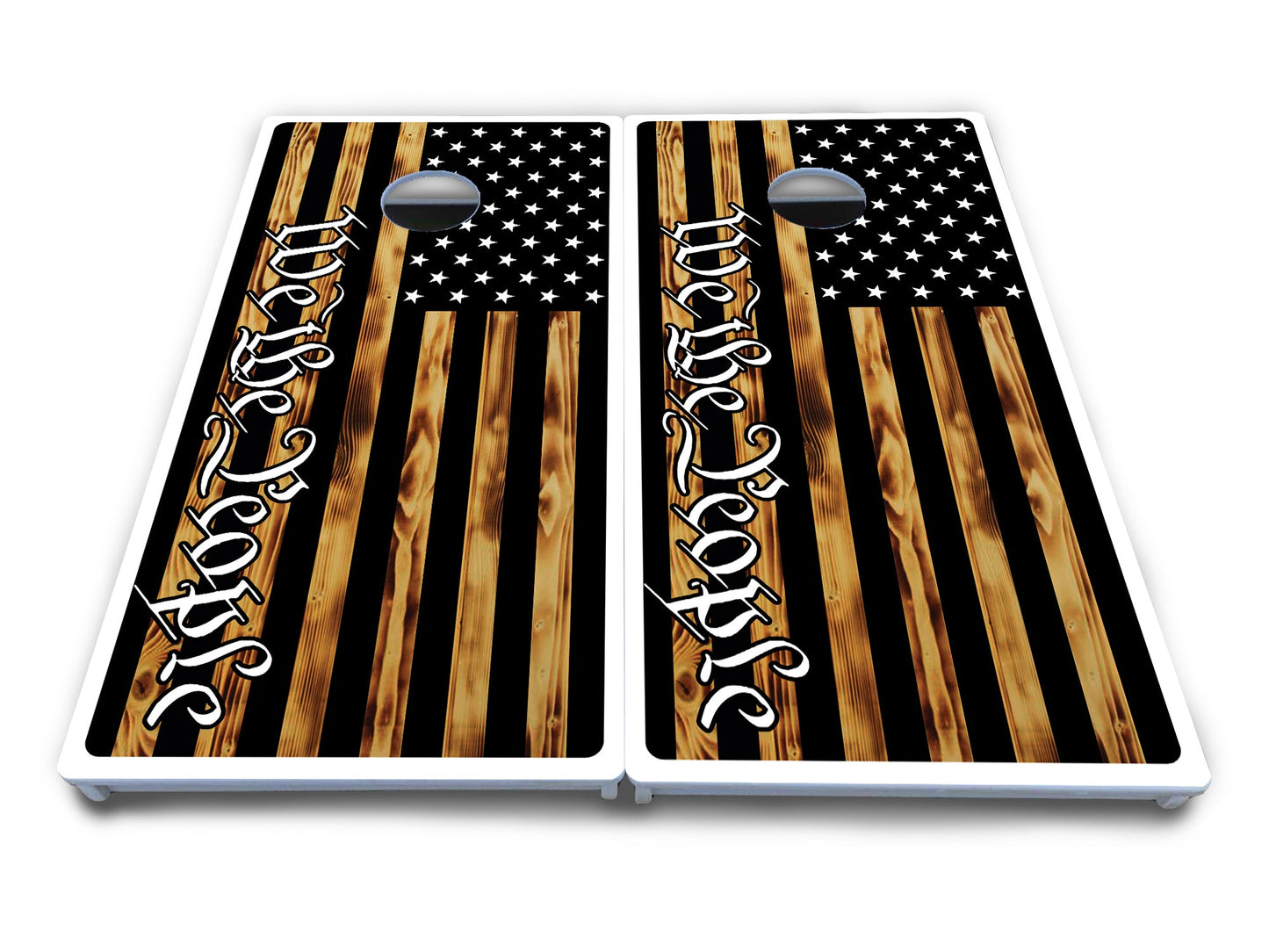 We The People USA Flag Cornhole Boards - All Weather Series