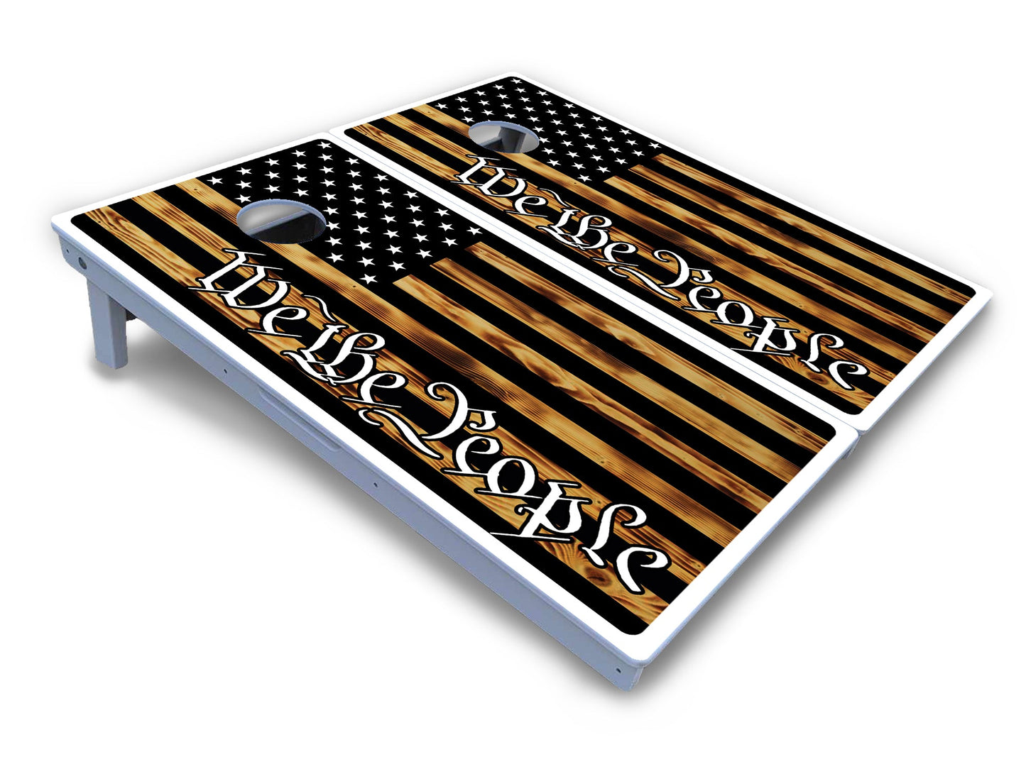 We The People USA Flag Cornhole Boards - All Weather Series
