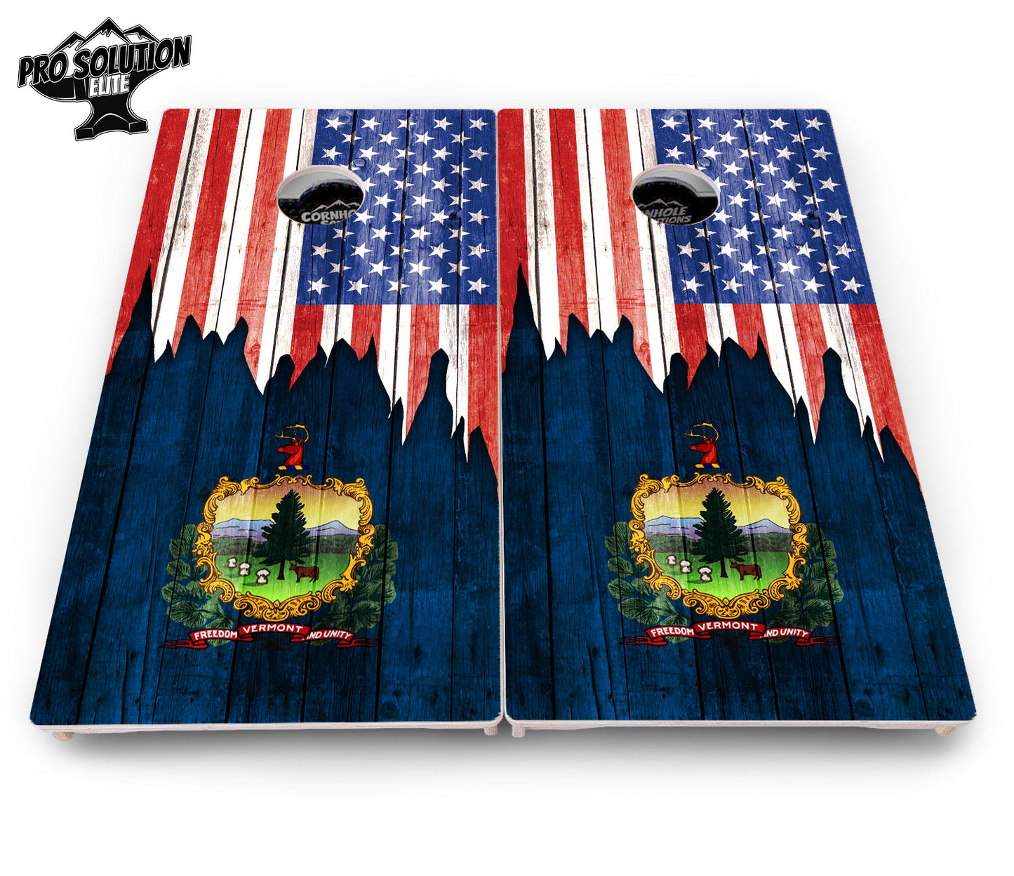 State Flag Designs South Dakota to Wyoming Cornhole Boards - Pro Solution Elite Series