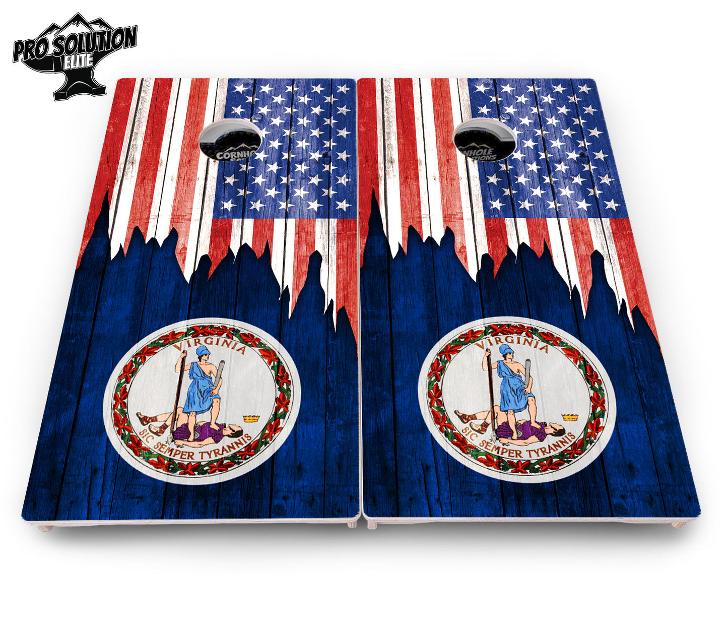 State Flag Designs South Dakota to Wyoming Cornhole Boards - Pro Solution Elite Series