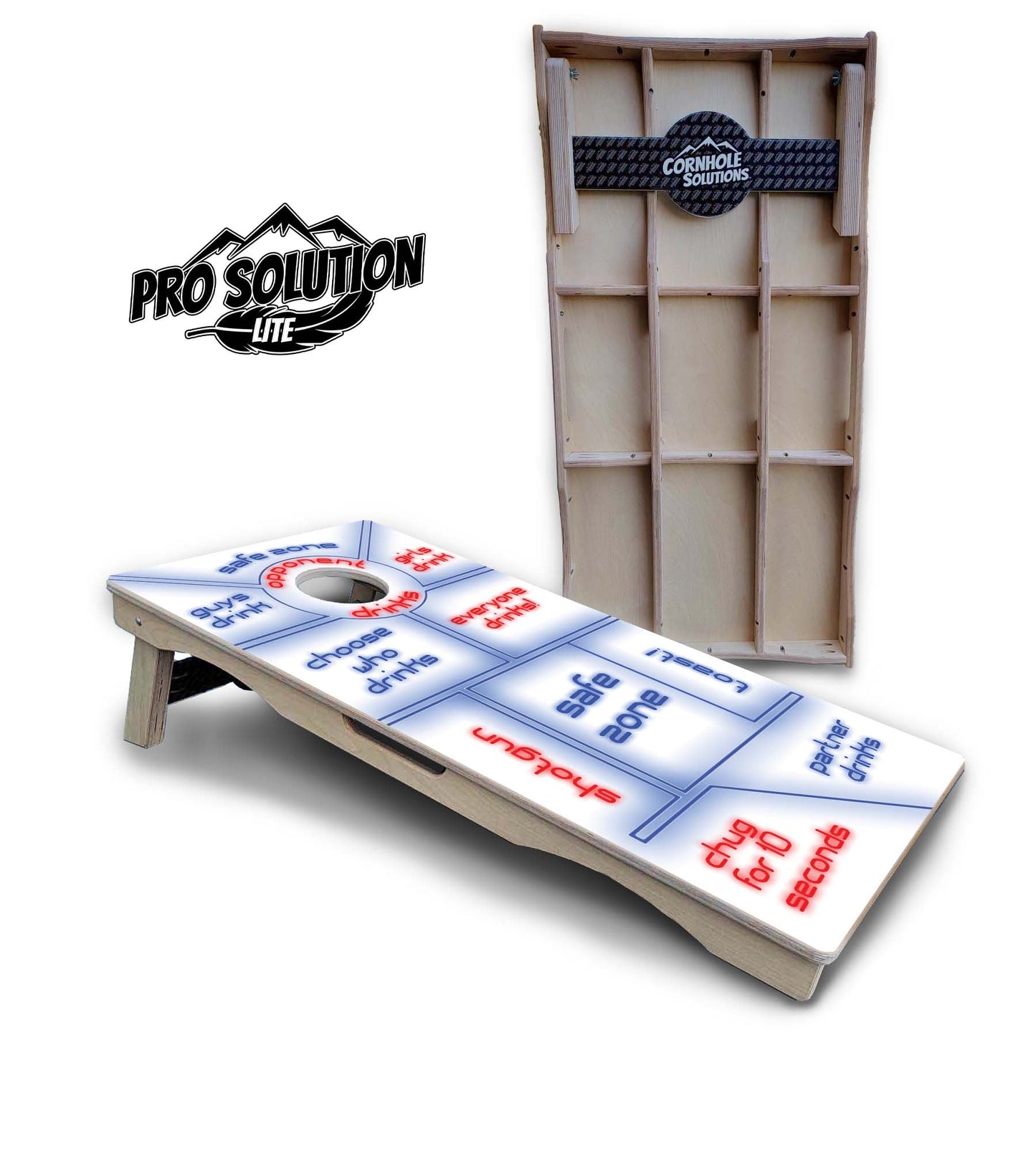 Drinking Game Cornhole Boards - Pro Solution Lite Series