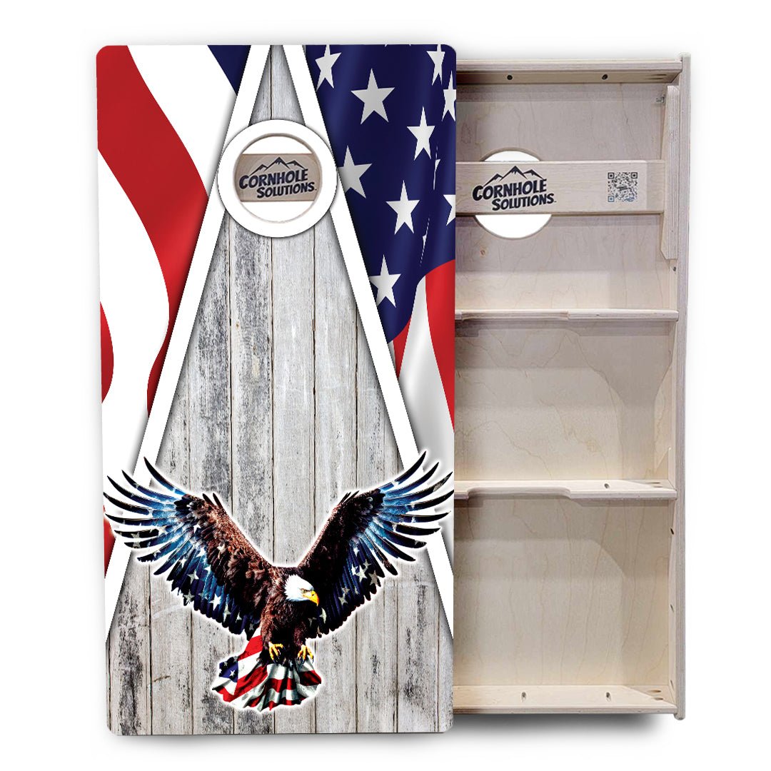 Eagle Flag Cornhole Boards – Tournament Series