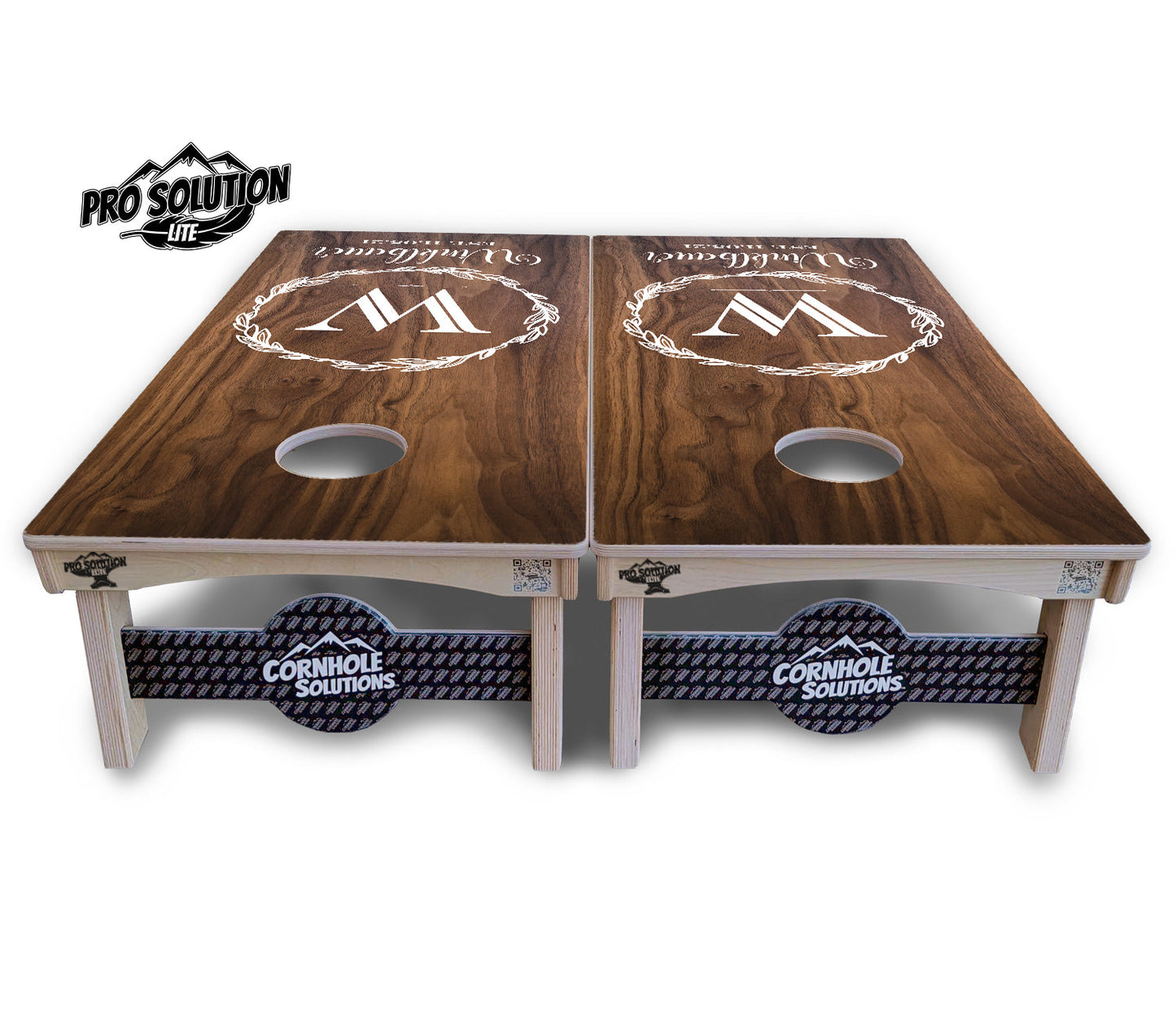 Wreath Cornhole Boards - Pro Solution Lite Series