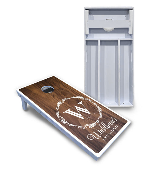 Wreath Cornhole Boards - All Weather Series
