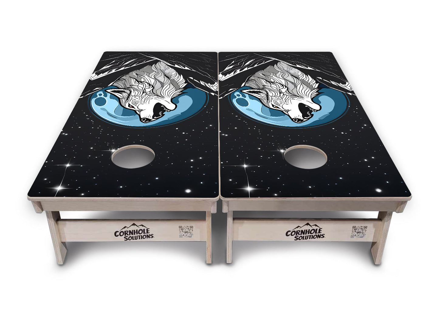 Wolf Howling Cornhole Boards - Professional Tournament Series