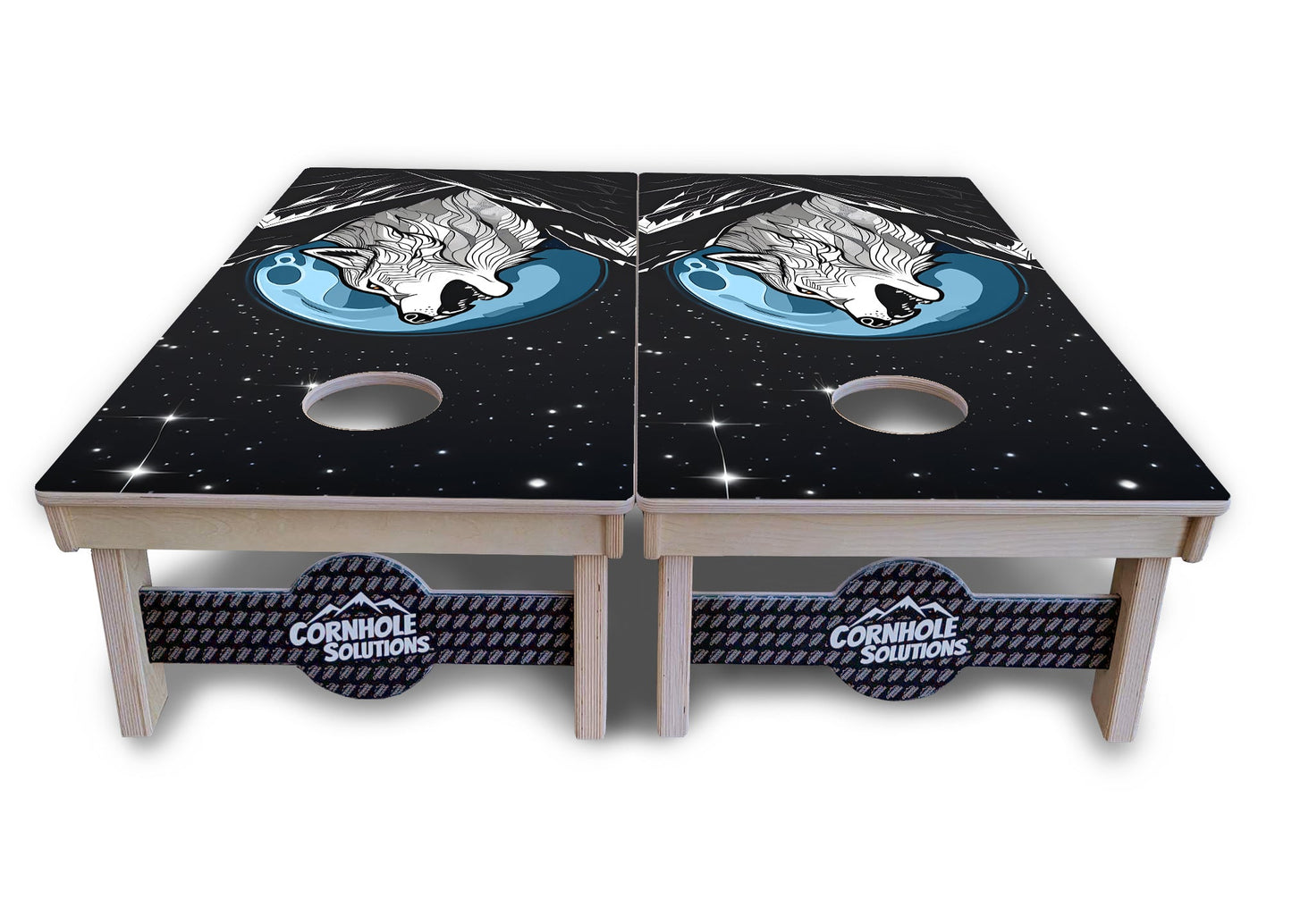 Wolf Howling Cornhole Boards - Professional Tournament Series
