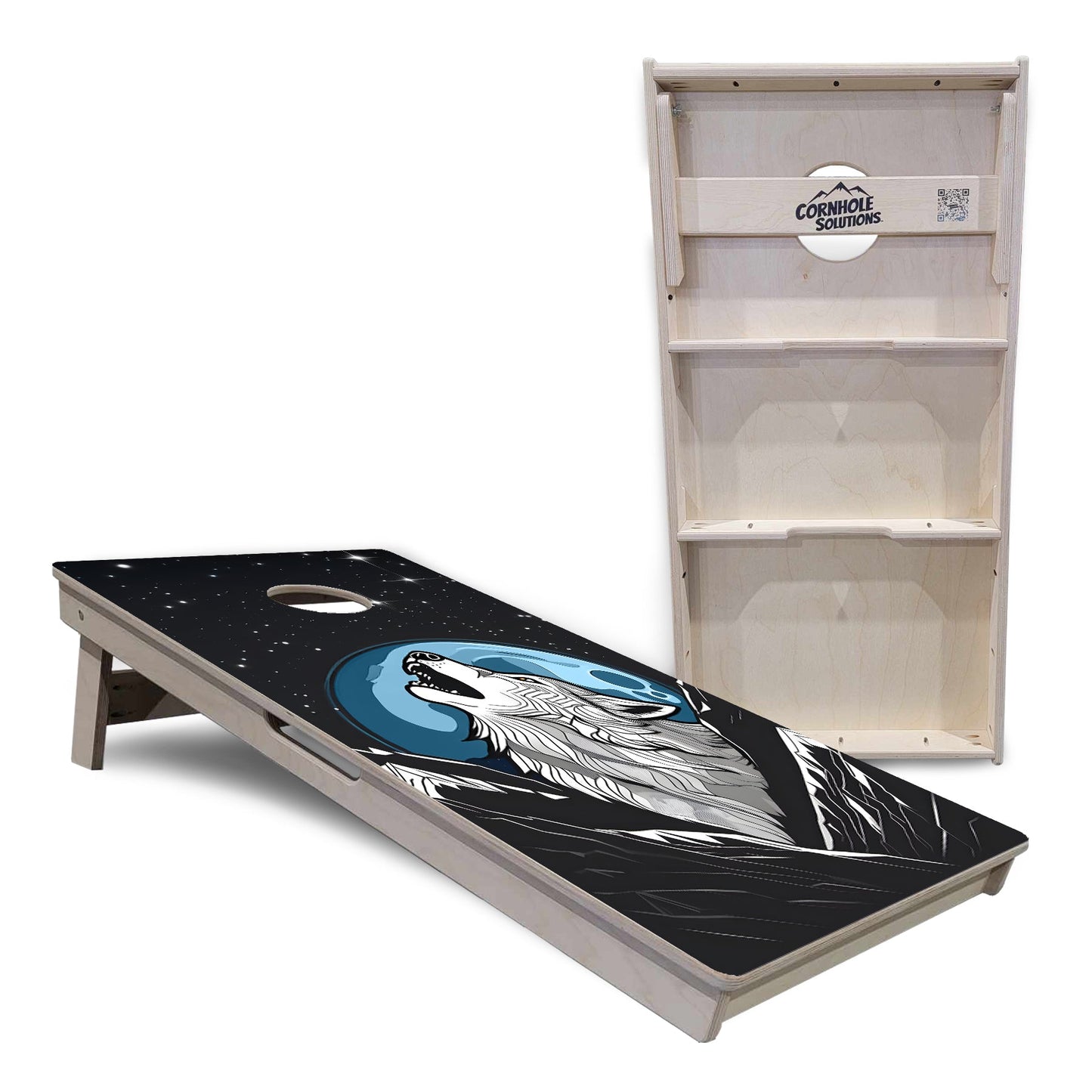 Wolf Howling Cornhole Boards - Professional Tournament Series