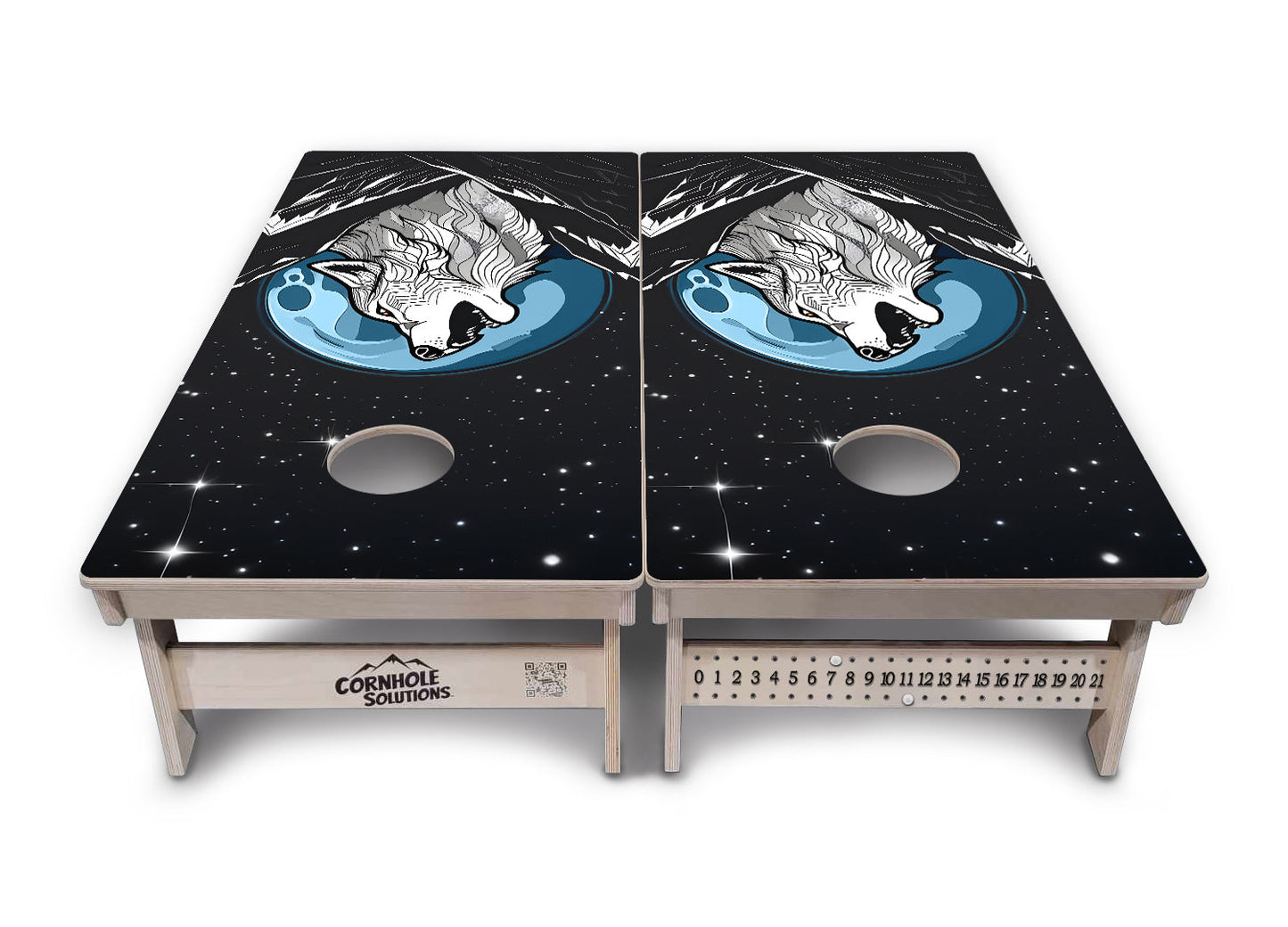 Wolf Howling Cornhole Boards - Professional Tournament Series