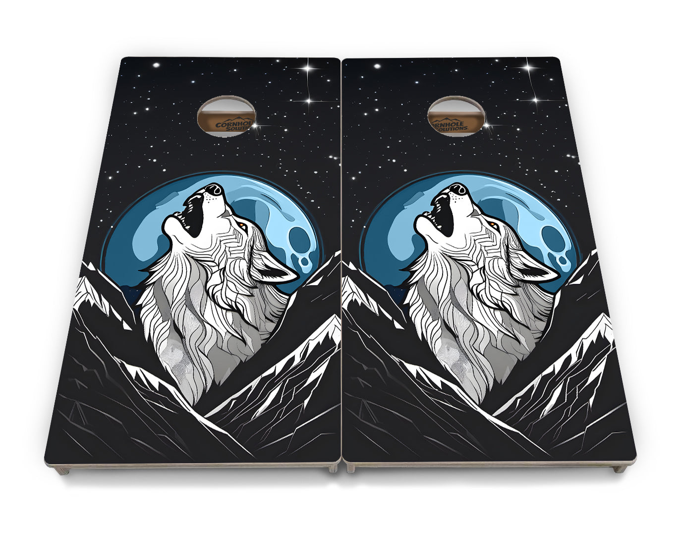 Wolf Howling Cornhole Boards - Professional Tournament Series