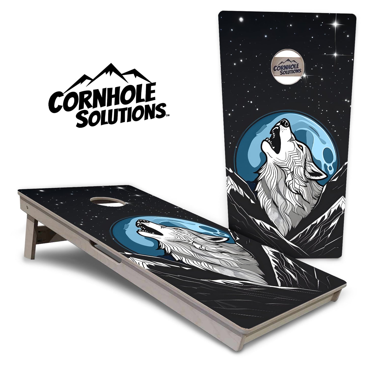 Wolf Howling Cornhole Boards - Professional Tournament Series