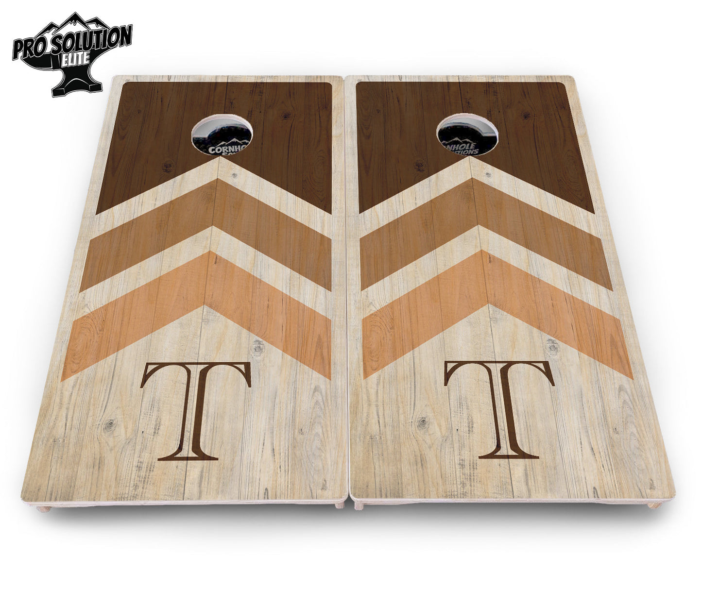 Wedding Arrows Cornhole Boards - Pro Solution Elite Series - Natural