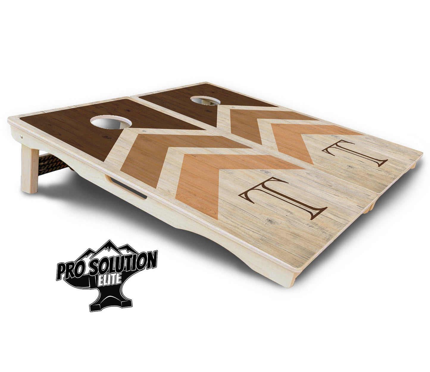 Wedding Arrows Cornhole Boards - Pro Solution Elite Series - Natural