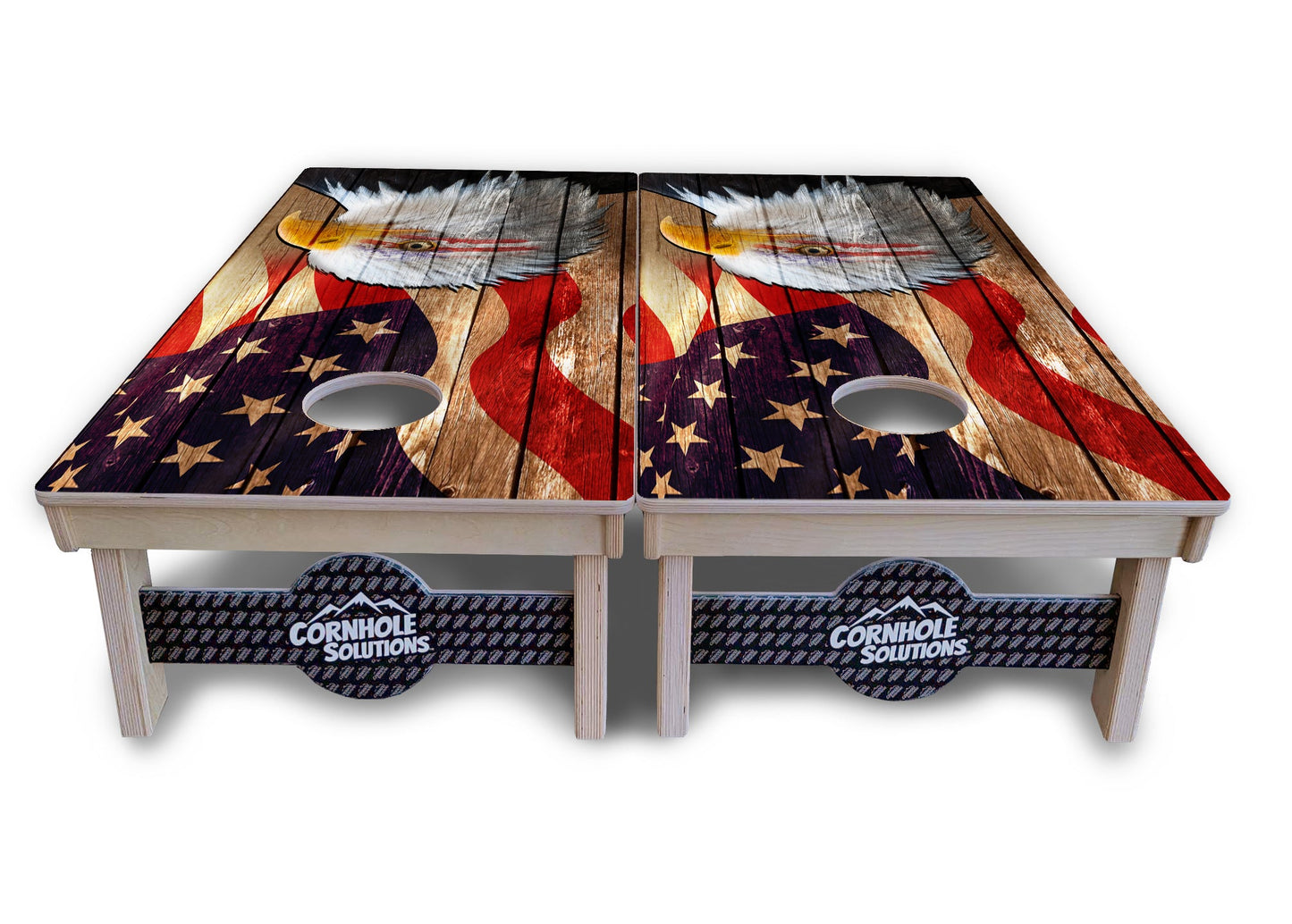 Wooden Eagle Cornhole Boards - Professional Tournament Series
