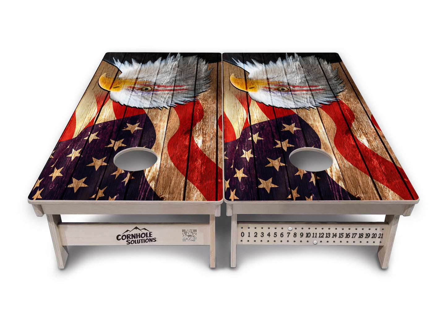 Wooden Eagle Cornhole Boards - Professional Tournament Series