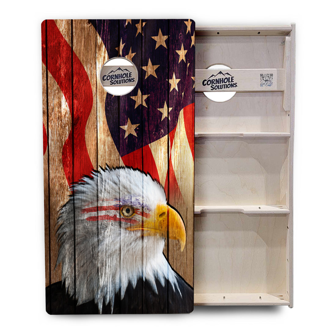Wooden Eagle Cornhole Boards - Professional Tournament Series