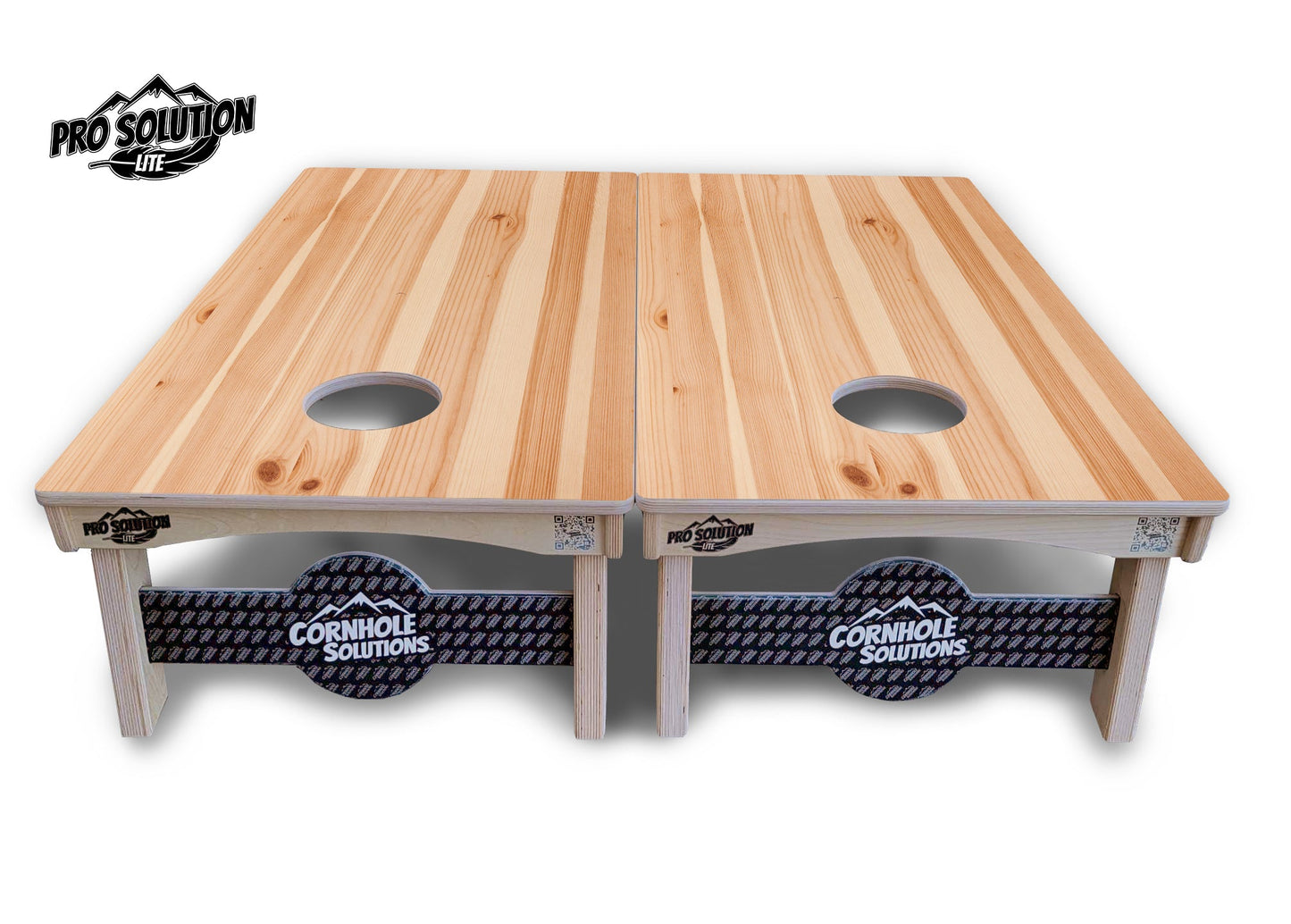 Pine Wood Cornhole Boards - Pro Solution Lite Series