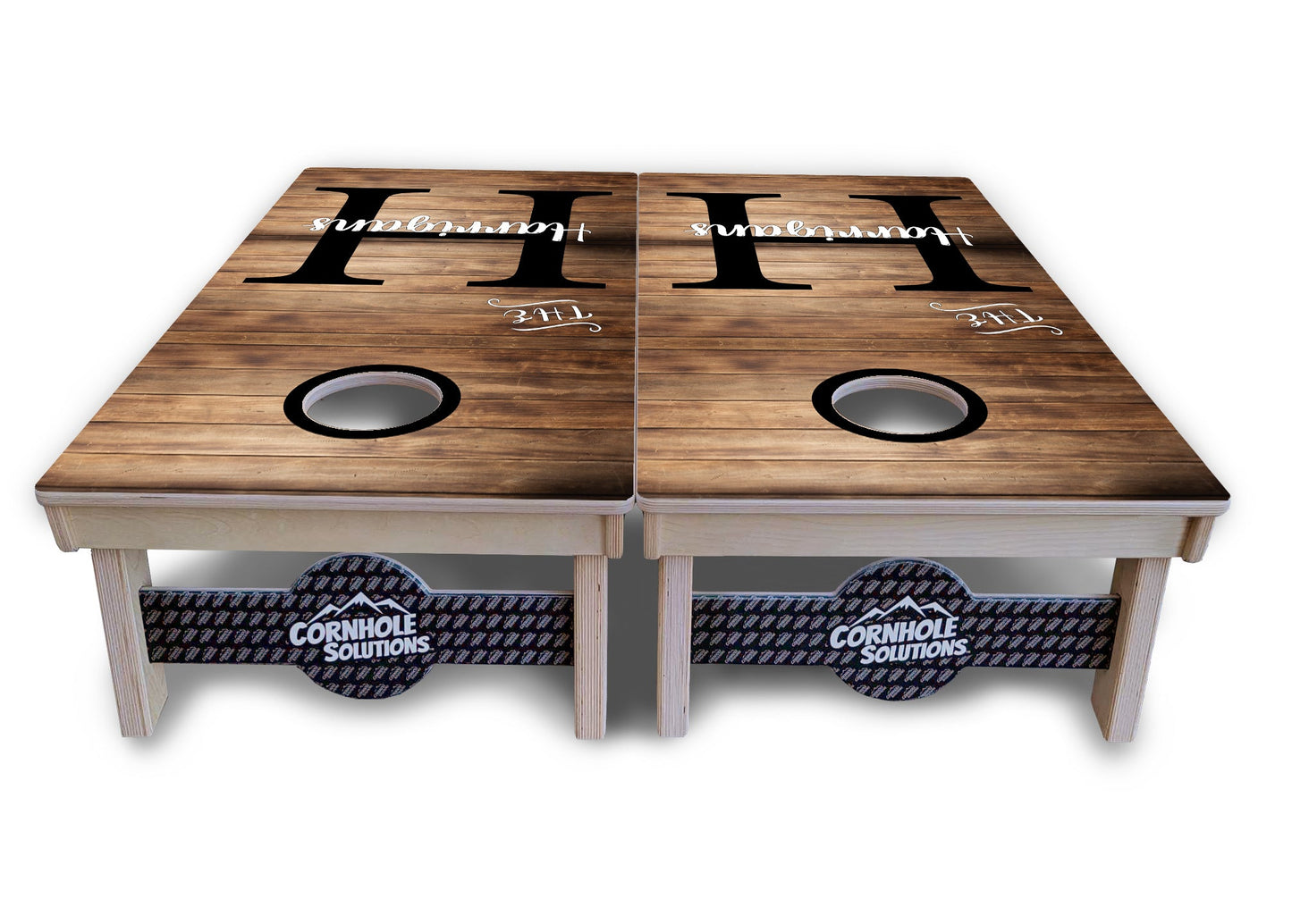 Wood Slat Cornhole Boards - Professional Tournament Series