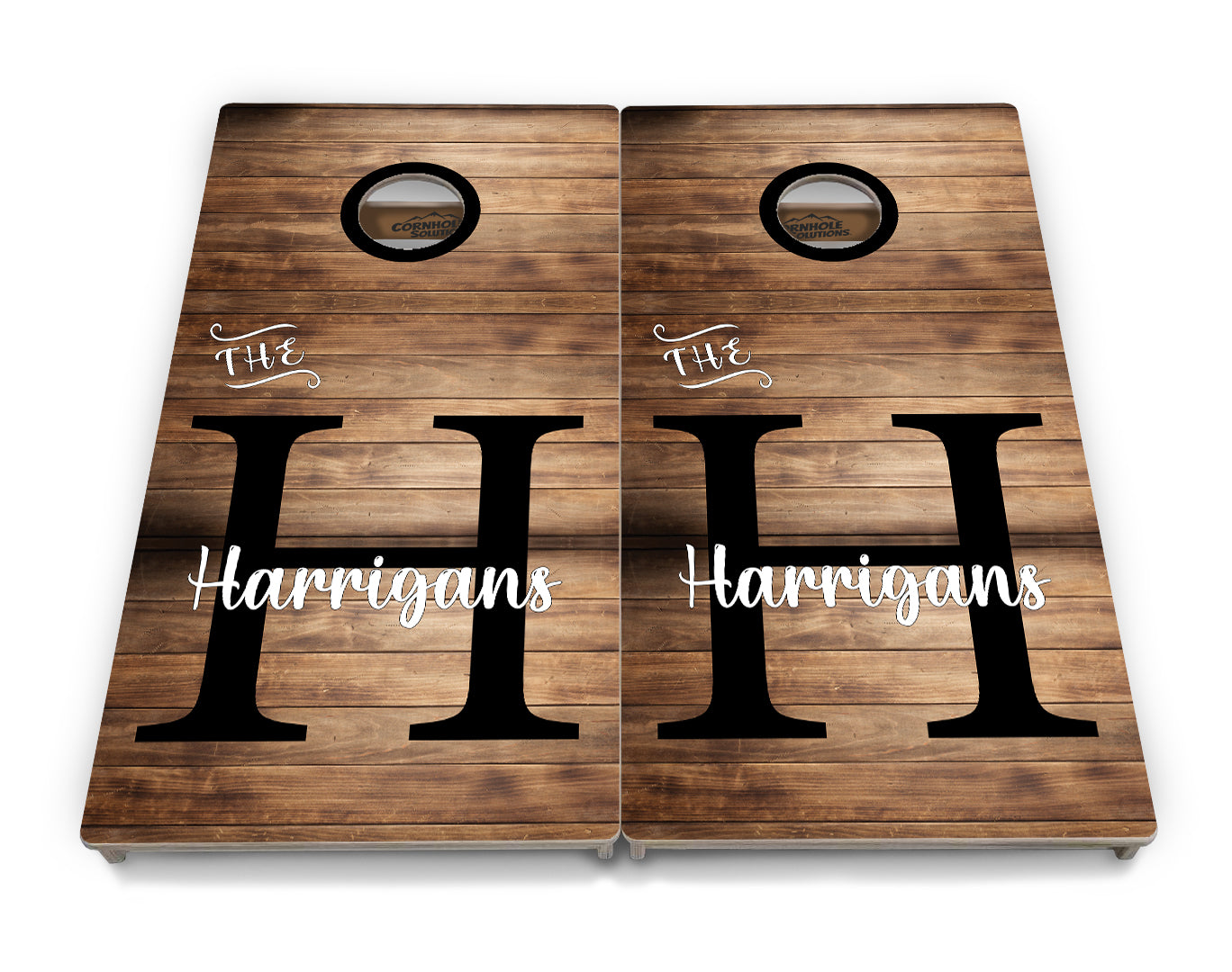 Wood Slat Cornhole Boards - Professional Tournament Series