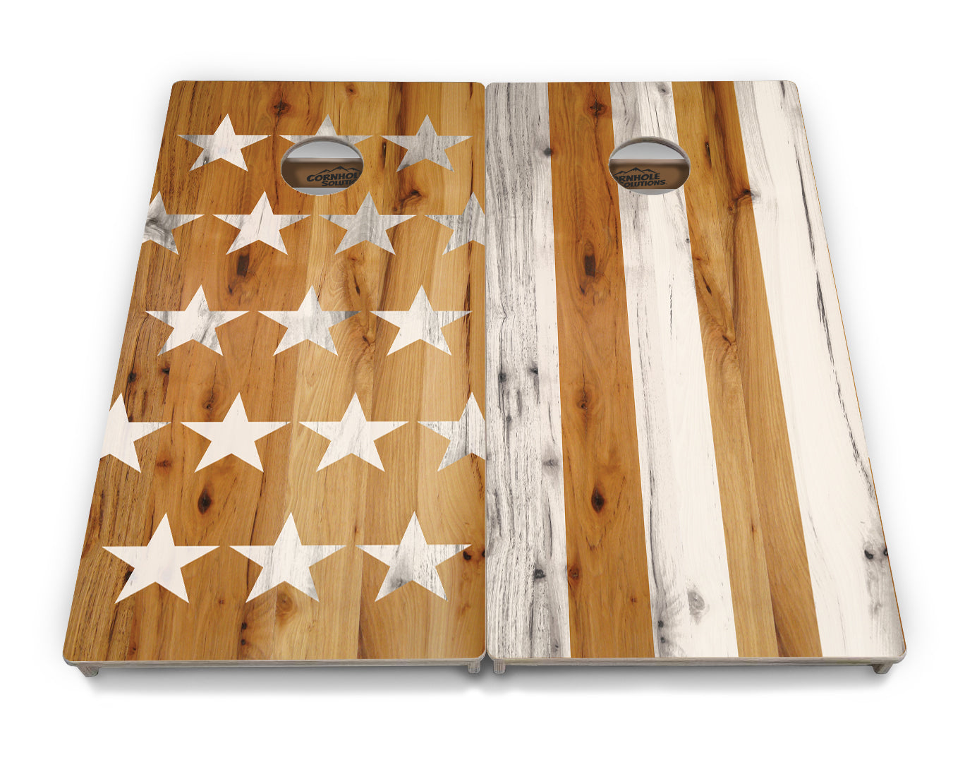 Natural Large SS Cornhole Boards - Professional Tournament Series