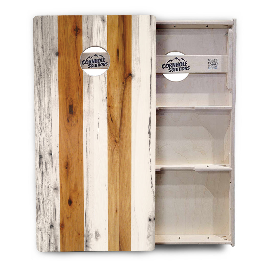 Natural Large SS Cornhole Boards - Professional Tournament Series