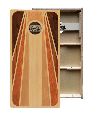Tournament Quality Cornhole Boards - Retro Wood Design