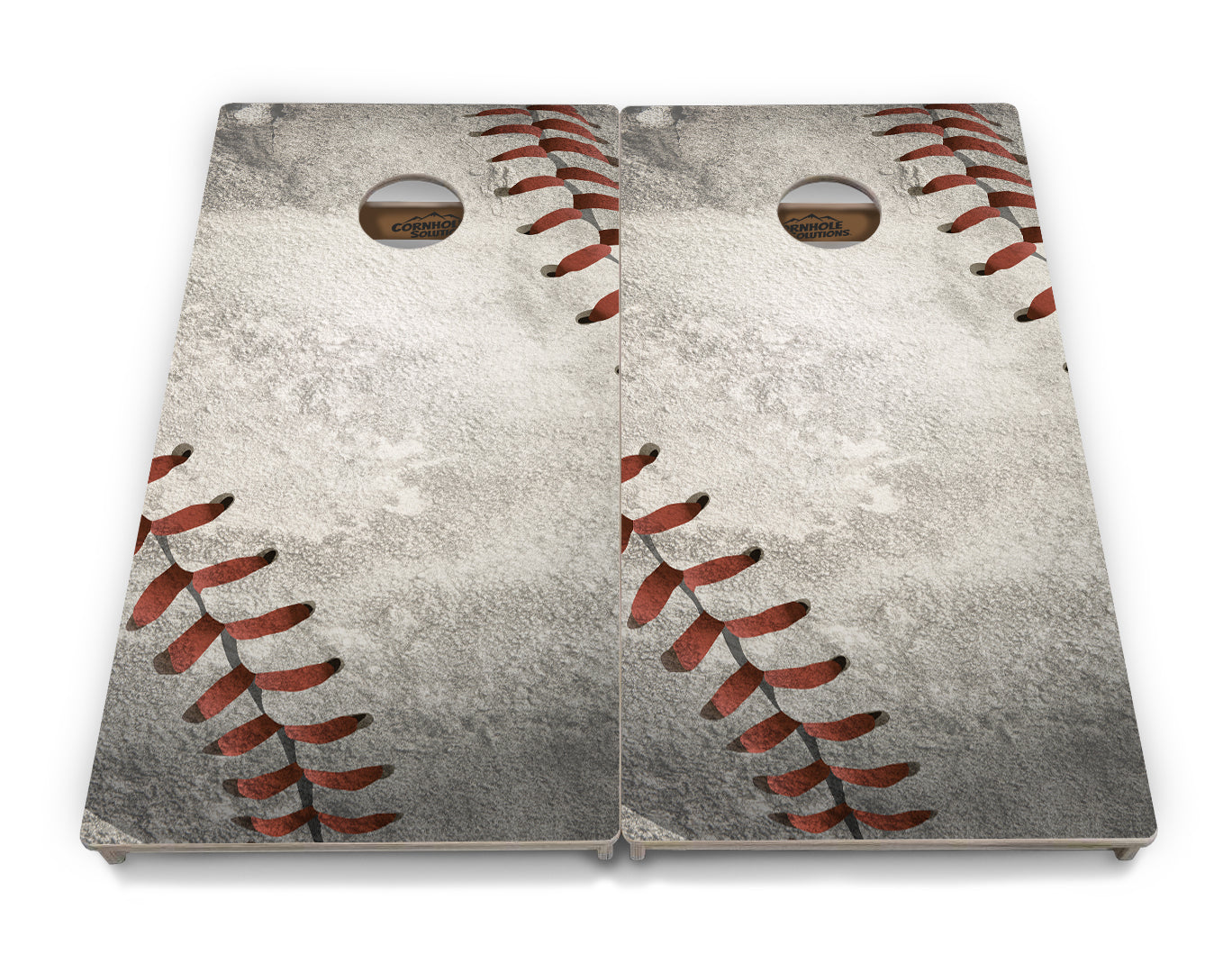 Worn Baseball Cornhole Boards - Professional Tournament Series