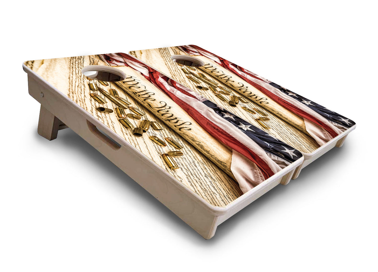 Mini Cornhole Boards - DTOM & We The People