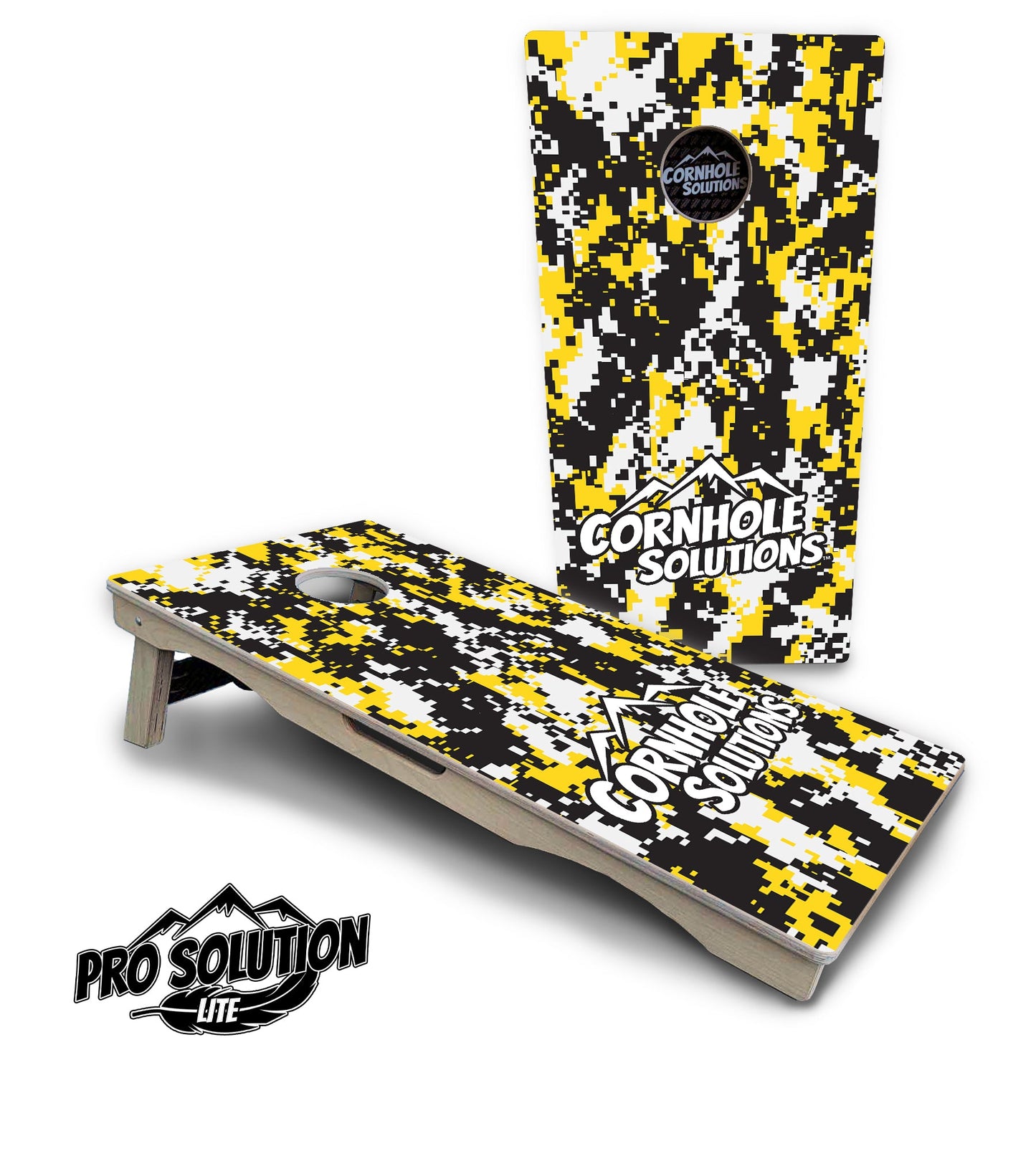 Digital Camo Cornhole Boards - Pro Solution Lite Series