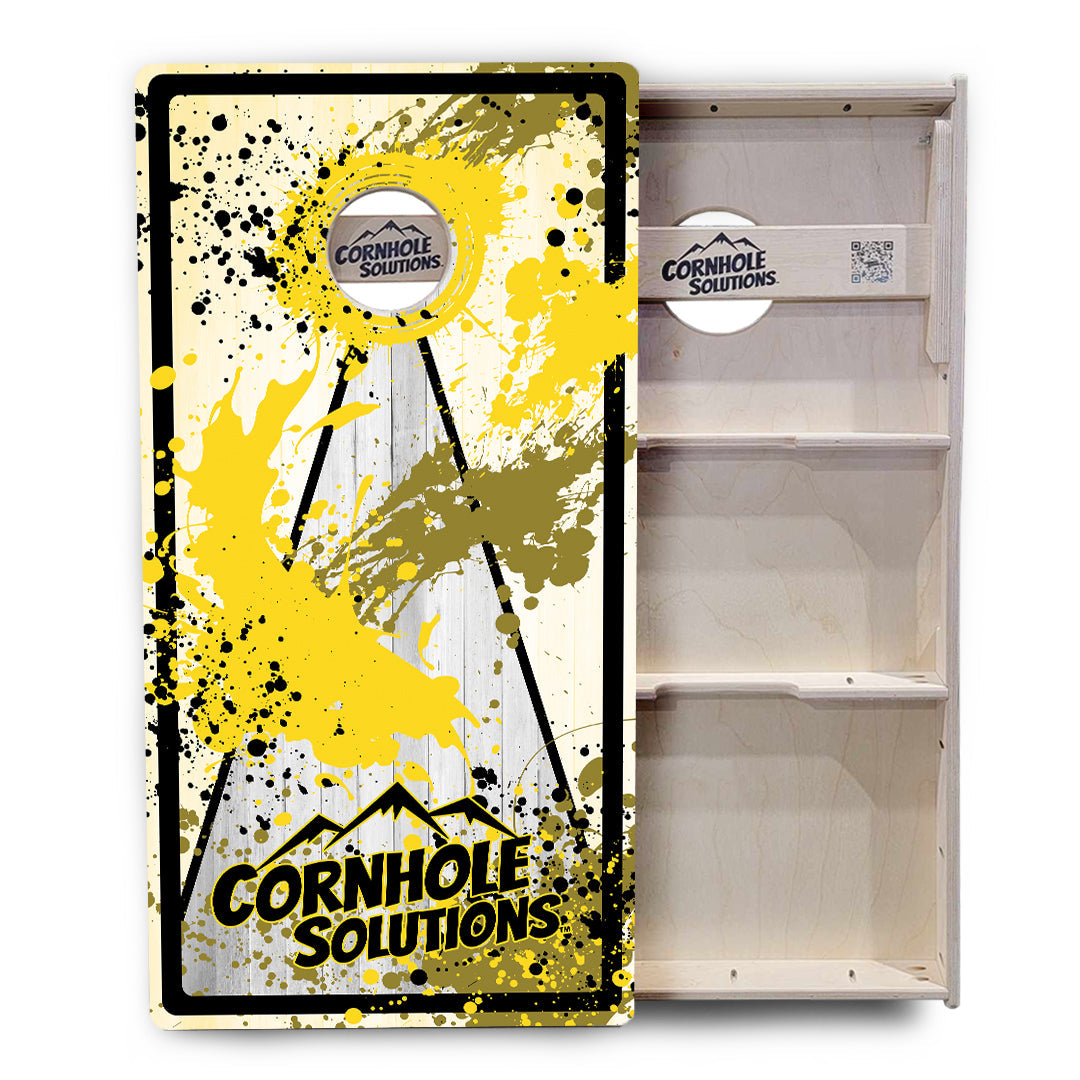 Paint Splatter Cornhole Boards - Professional Tournament Series