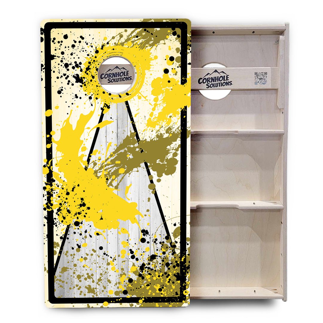 Paint Splatter Cornhole Boards – Tournament Series