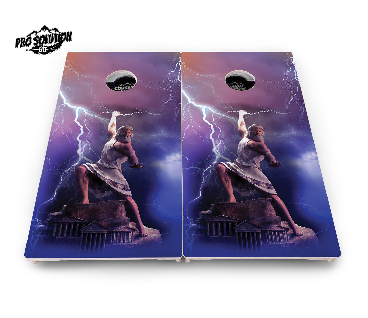 Greek Mythology Cornhole Boards - Pro Solution Lite Series
