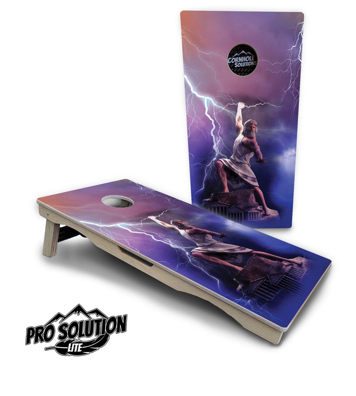 Greek Mythology Cornhole Boards - Pro Solution Lite Series