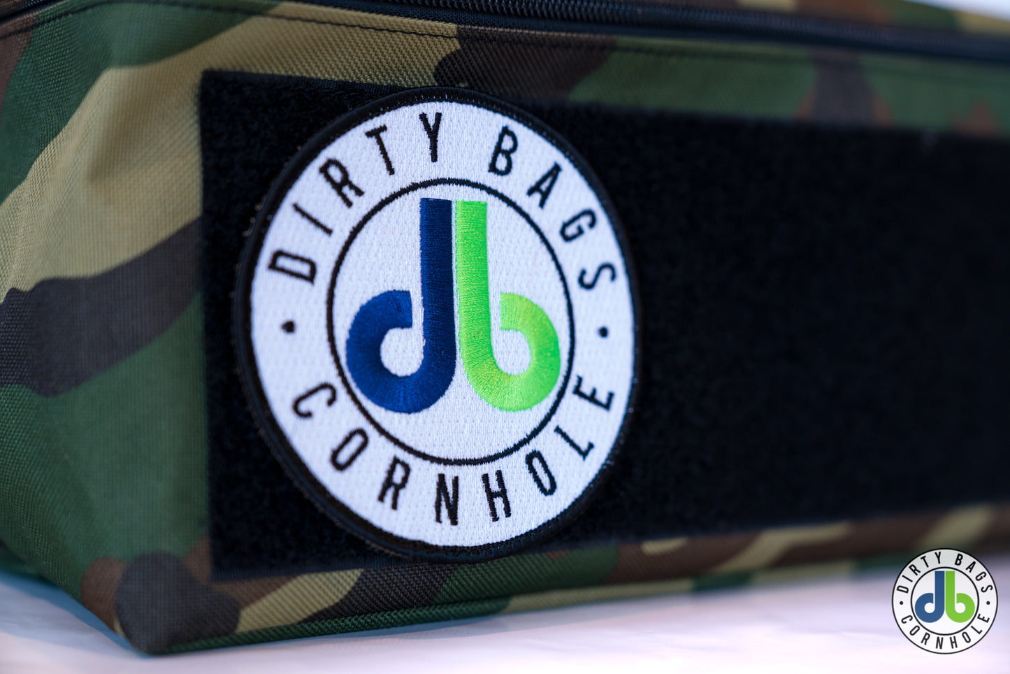 db Velcro Patch - White
