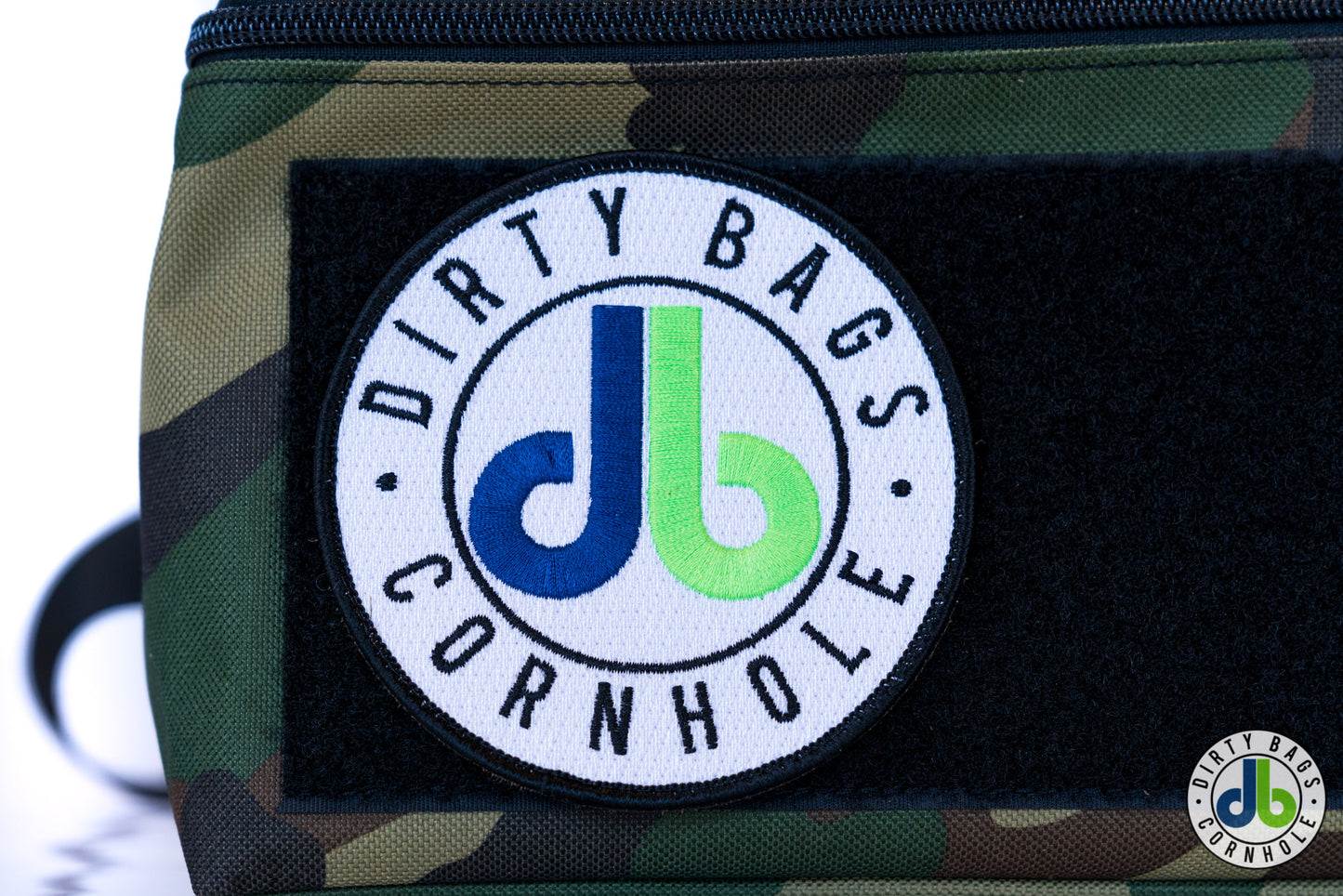 db Velcro Patch - White