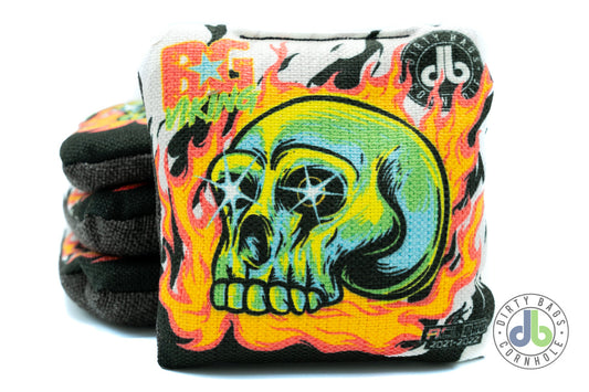 BG Cornhole Viking - Skull and Flames