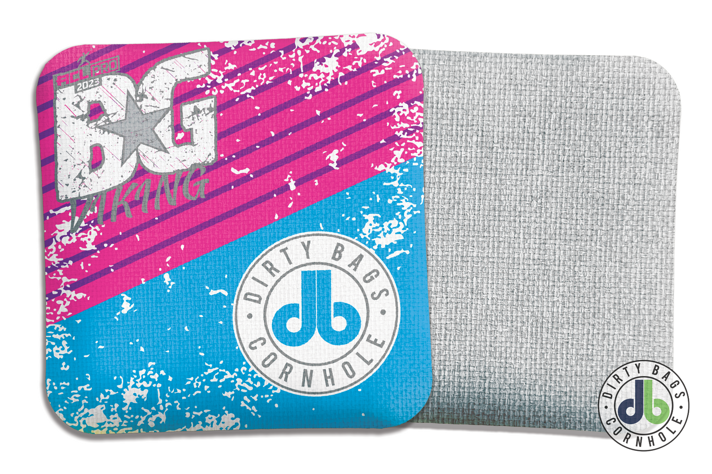 BG Cornhole Viking - db Grunge Stripes