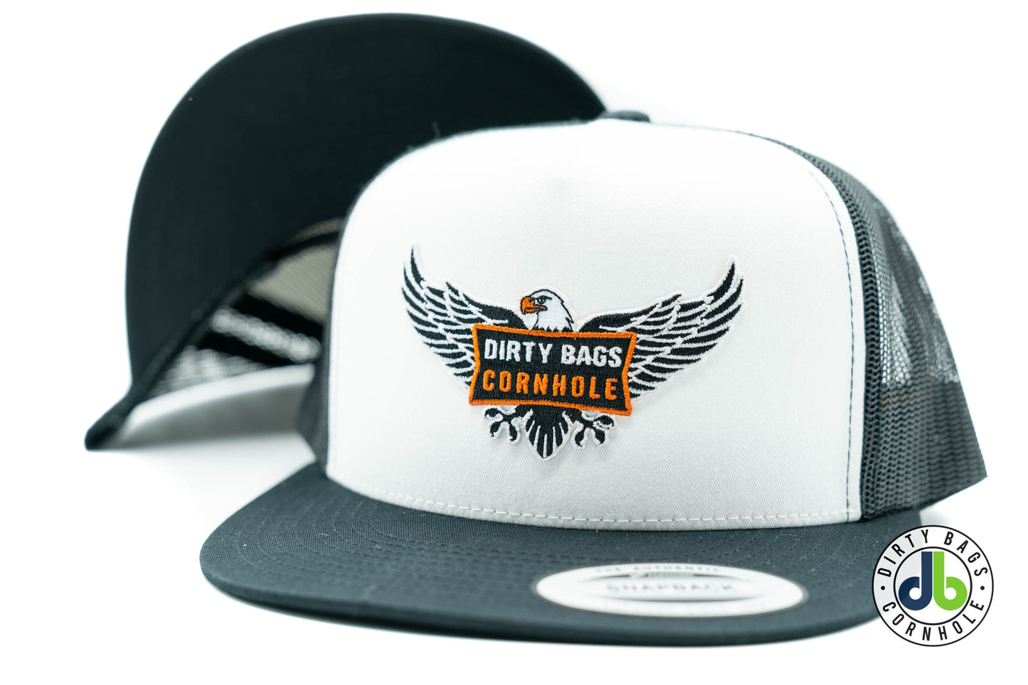 db Eagle Patch Hat - Flat Bill Snapbacks