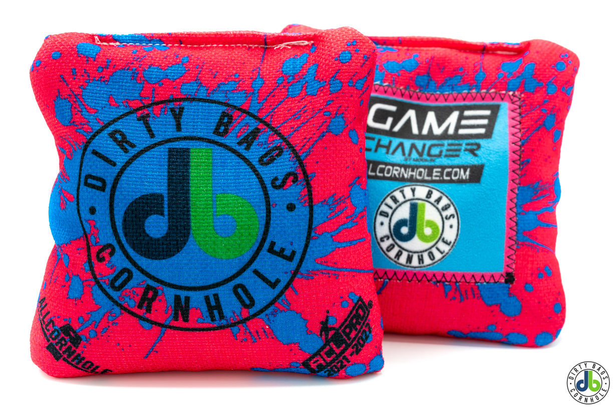 Game Changer Cornhole Bags - db Paint Splatter Edition (Set of 4)
